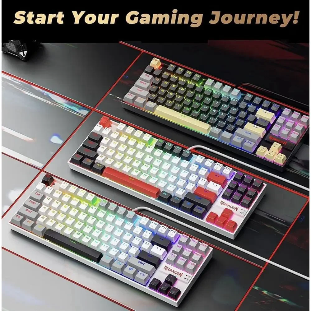 Redragon K552P Kumara RGB TKL Mechanical Gaming Keyboard Blue Switch USB